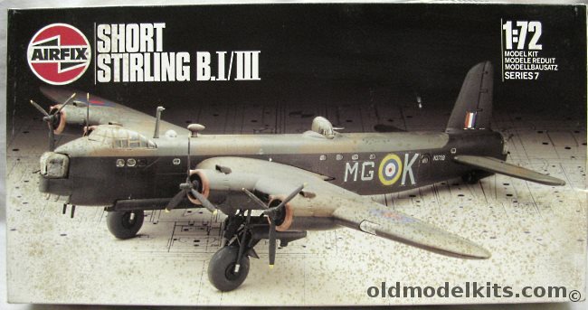 Airfix 1/72 Short Stirling B.1 / III, 07002 plastic model kit